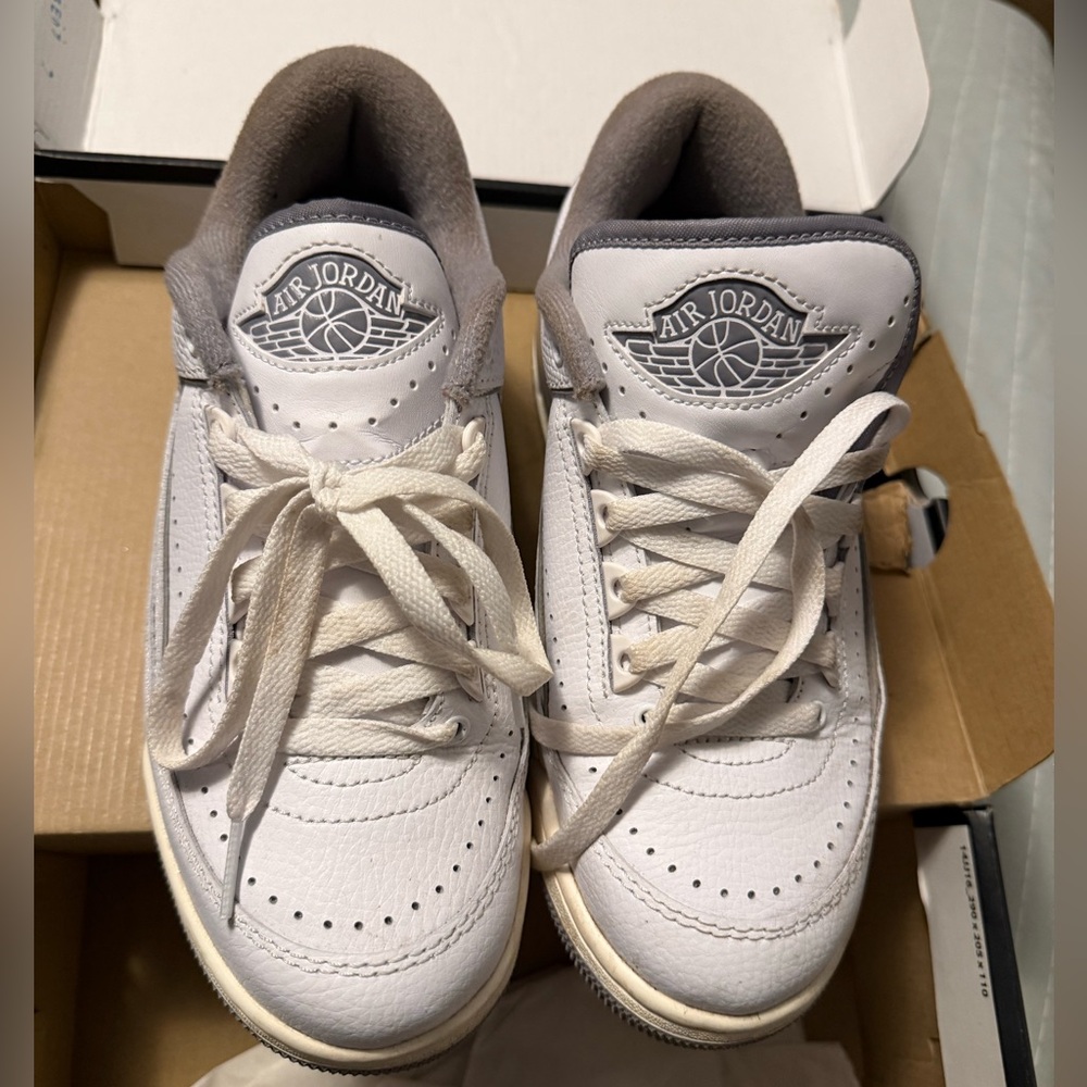 Nike White and Gray Sneakers